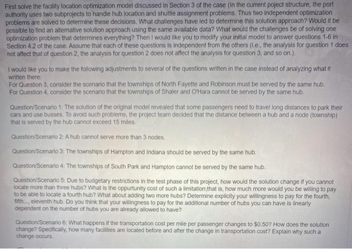 please, put the "exhibits" into excel and show