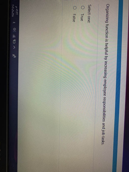 Organizing function is helpful by increasing