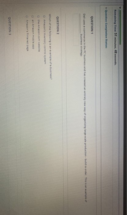 Remaining Time: 51 minutes, 48 seconds. Question