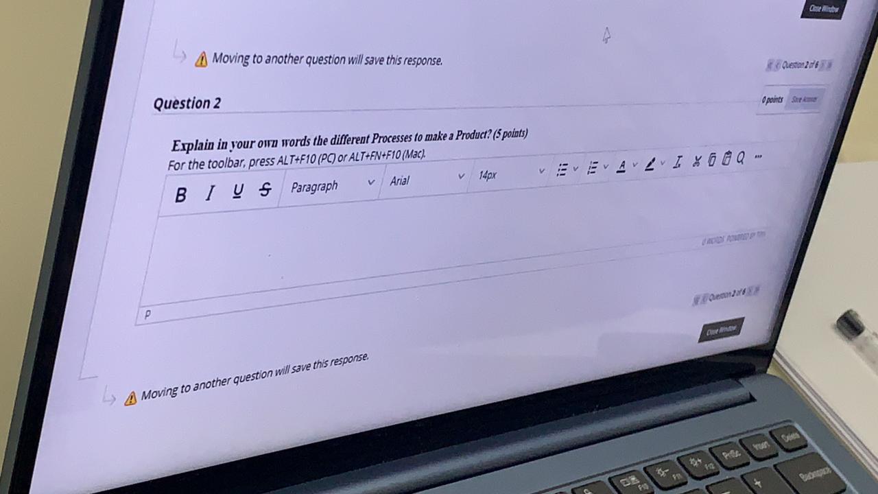 A Moving to another question will save this