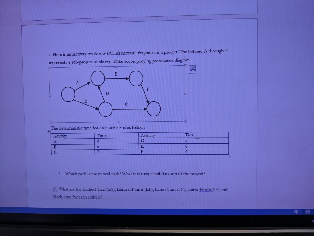 please answer number 2. number 1 is in another