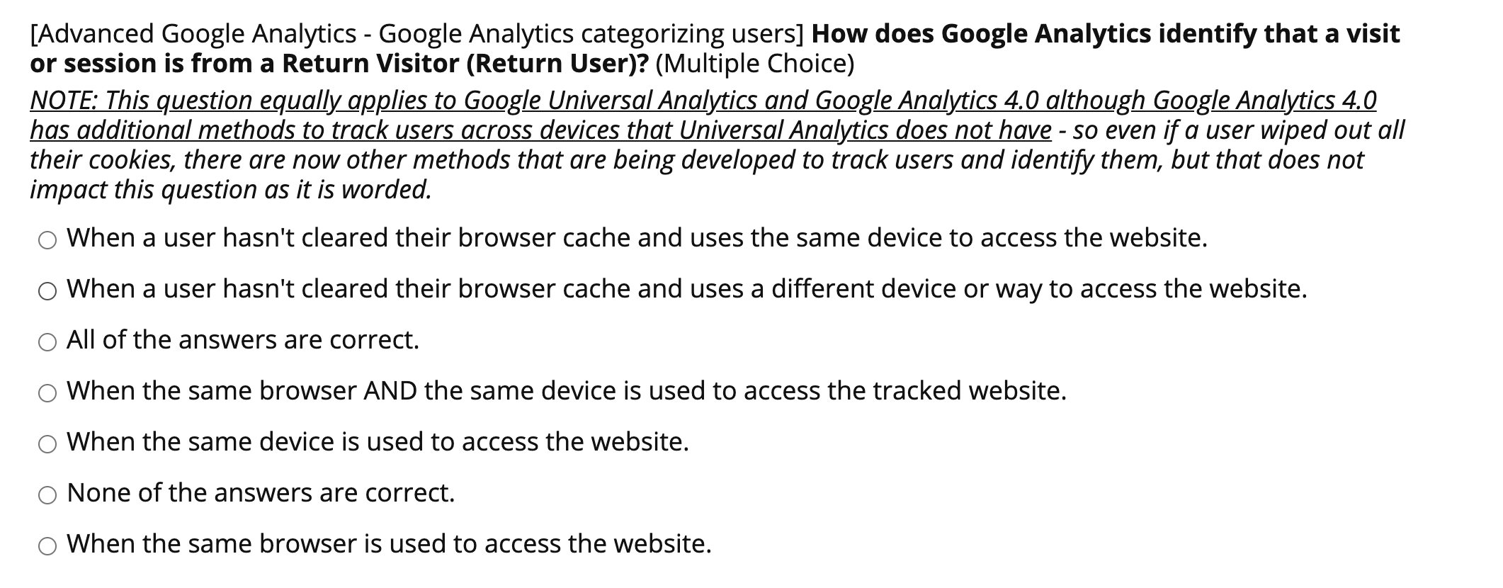 [Advanced Google Analytics - Google Analytics