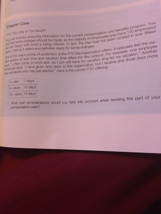 fhd that some changes should be made, as the