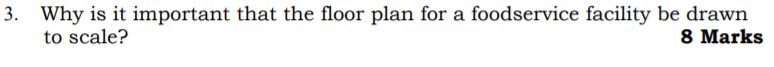 3. Why is it important that the floor plan for a