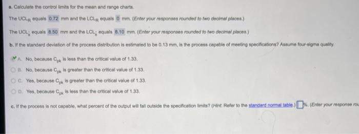 a,&b, are correct I only need C An automatic