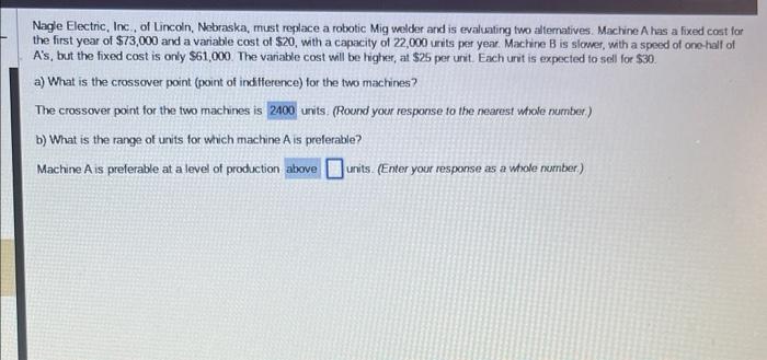 Nagle Electric, Inc,, of Lincoln, Nebraska, must