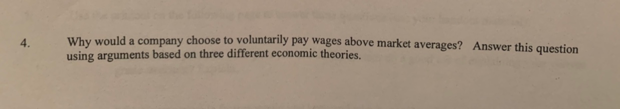 4. Why would a company choose to voluntarily pay