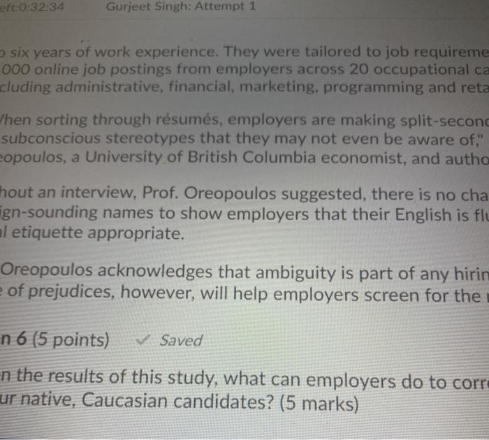 eft:0:32:34 Gurjeet Singh: Attempt 1 six years of