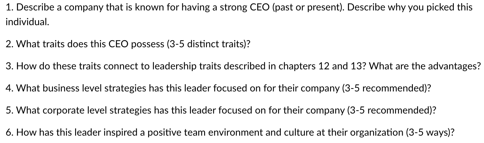 Please answer each question separately 1.