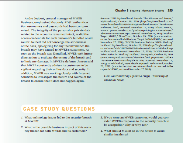 354 Part Two Information Technology