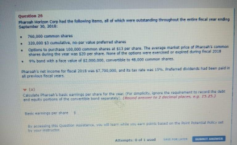 your answer will be rated Question 20 . Pharosh