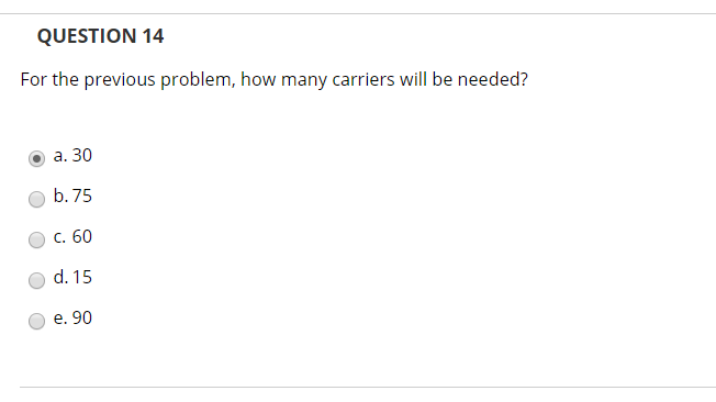 A continuous loop overhead conveyor must be