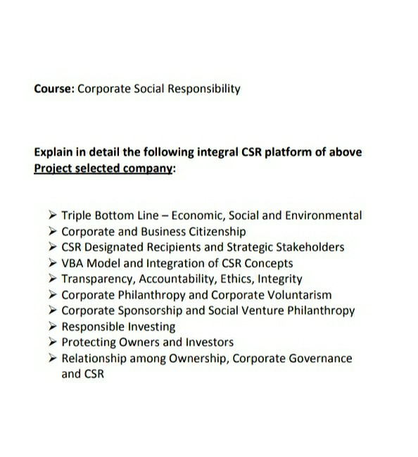 each part need to be explain in 2 paragraph