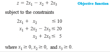 Solve Linear Programming Problem using Simplex
