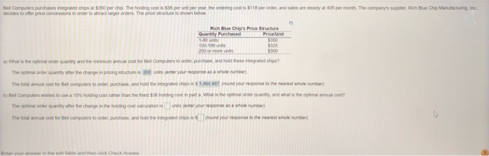 Bel Computers purchases integrated chips a $350