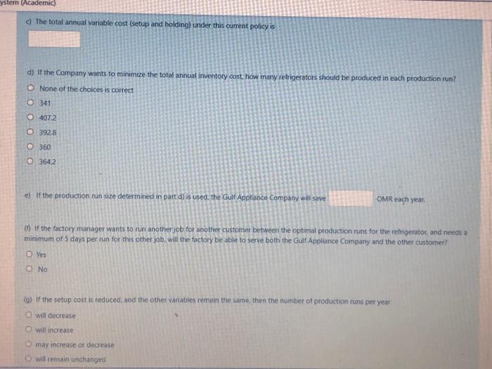 -m (Academic) The Gulf Appliance Company is a