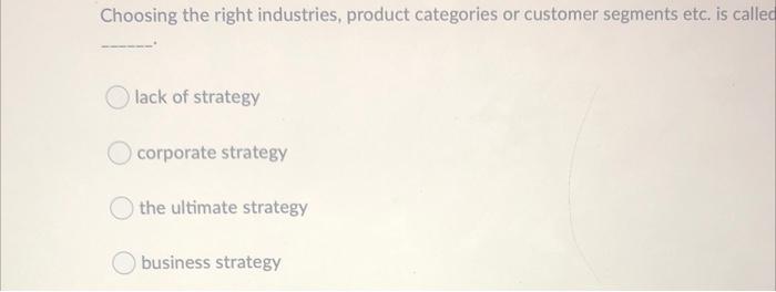 Size is most important in which of the following