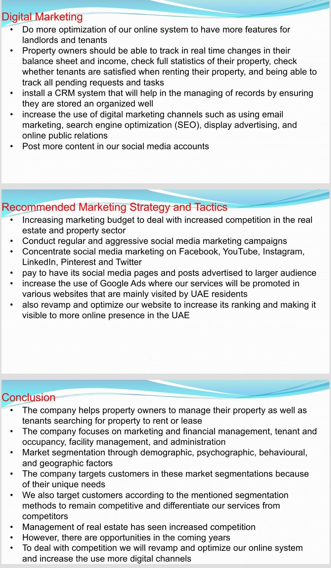 can you explain these 3 slides please. Digital