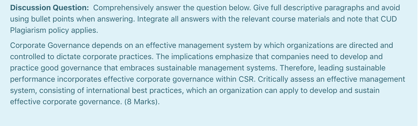 Discussion Question: Comprehensively answer the