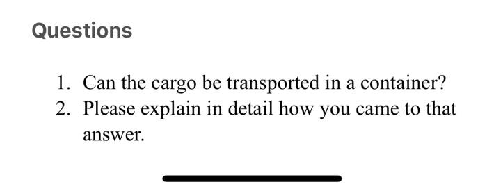 Exercise 1.5 (Question) Scenario: Your customer