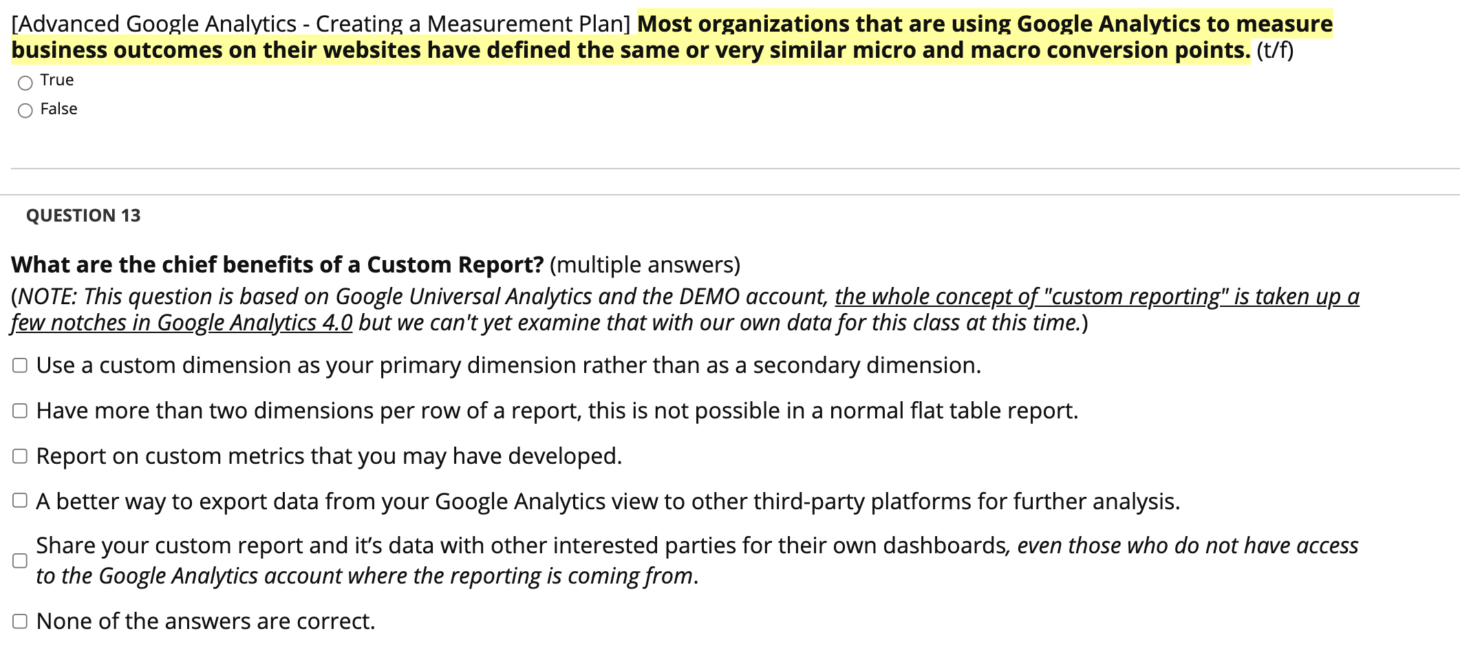 [Advanced Google Analytics - Creating a