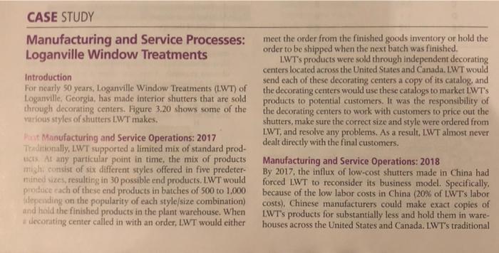 please answer 5 questions CASE STUDY