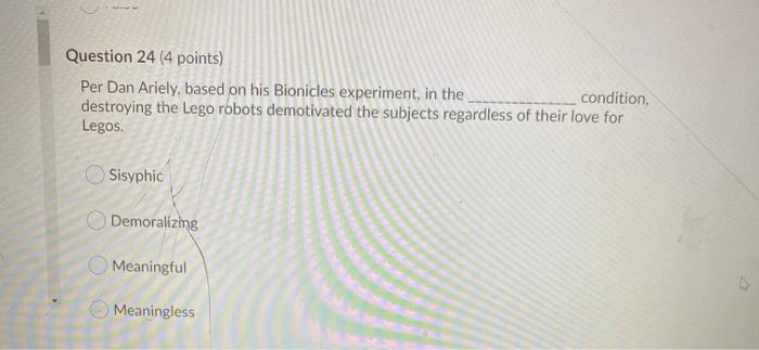 consumer behavior Question 24 (4 points) Per Dan