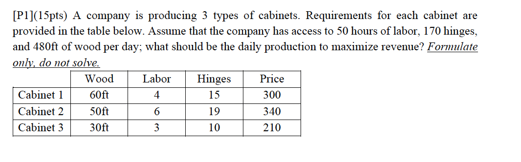 urgent , please help [P1](15pts) A company is