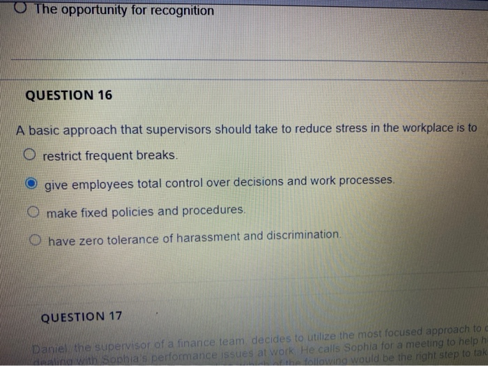 a basic approach that supervisors should take to