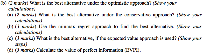 (Only a,b,c,d) Problem 1. (28 Marks in total) A