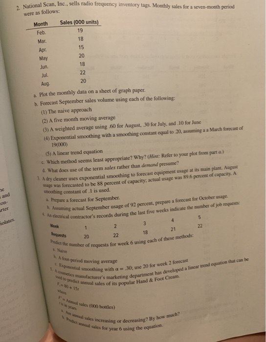 need help with #2 b (1-3), 3,4,5 A four period