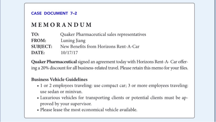 Using the information in Figure 72, develop a