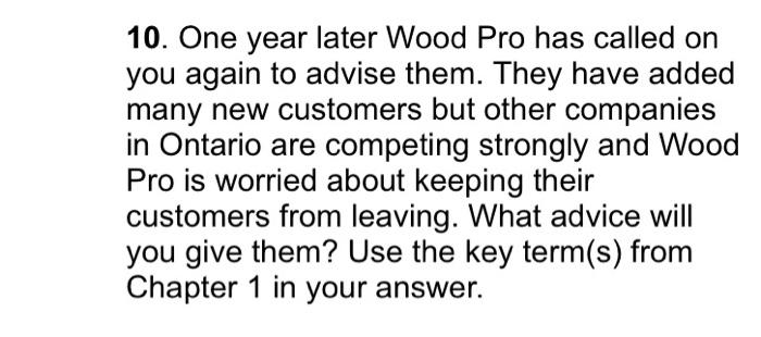 1. You are a knowledge worker who has been hired