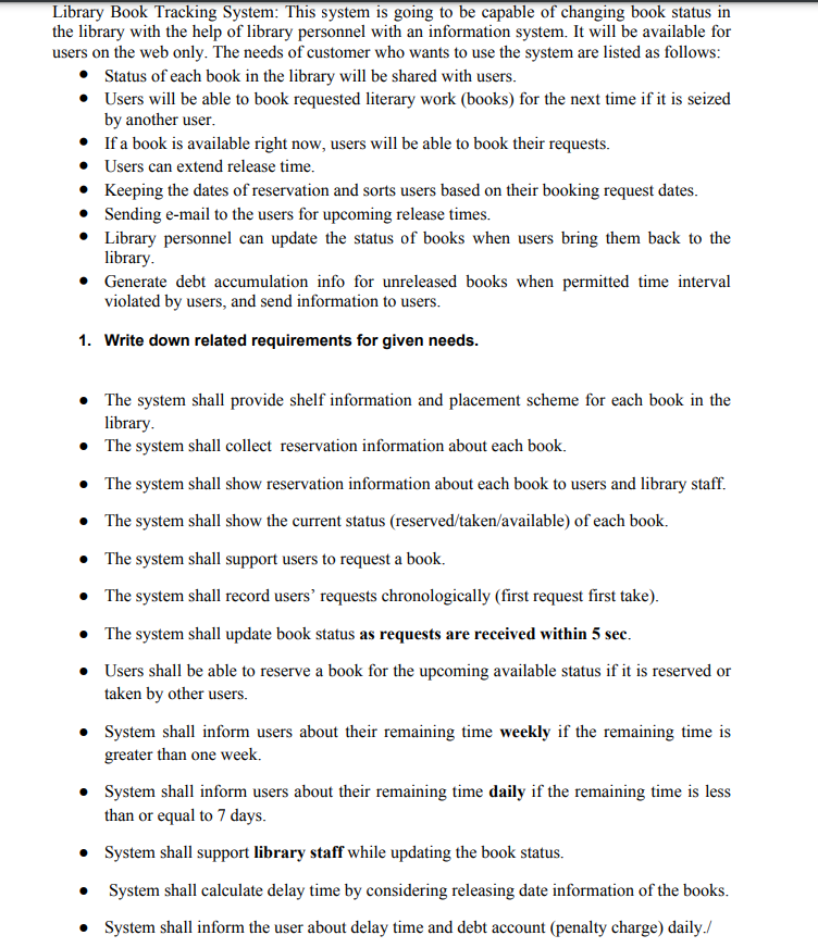 Library Book Tracking System: This system is