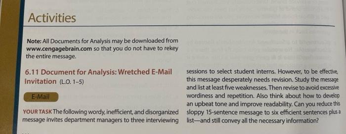 activity 6.11 Activities Note: All Documents for