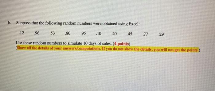 Problem 5 (10 Points): For the past 50 days,