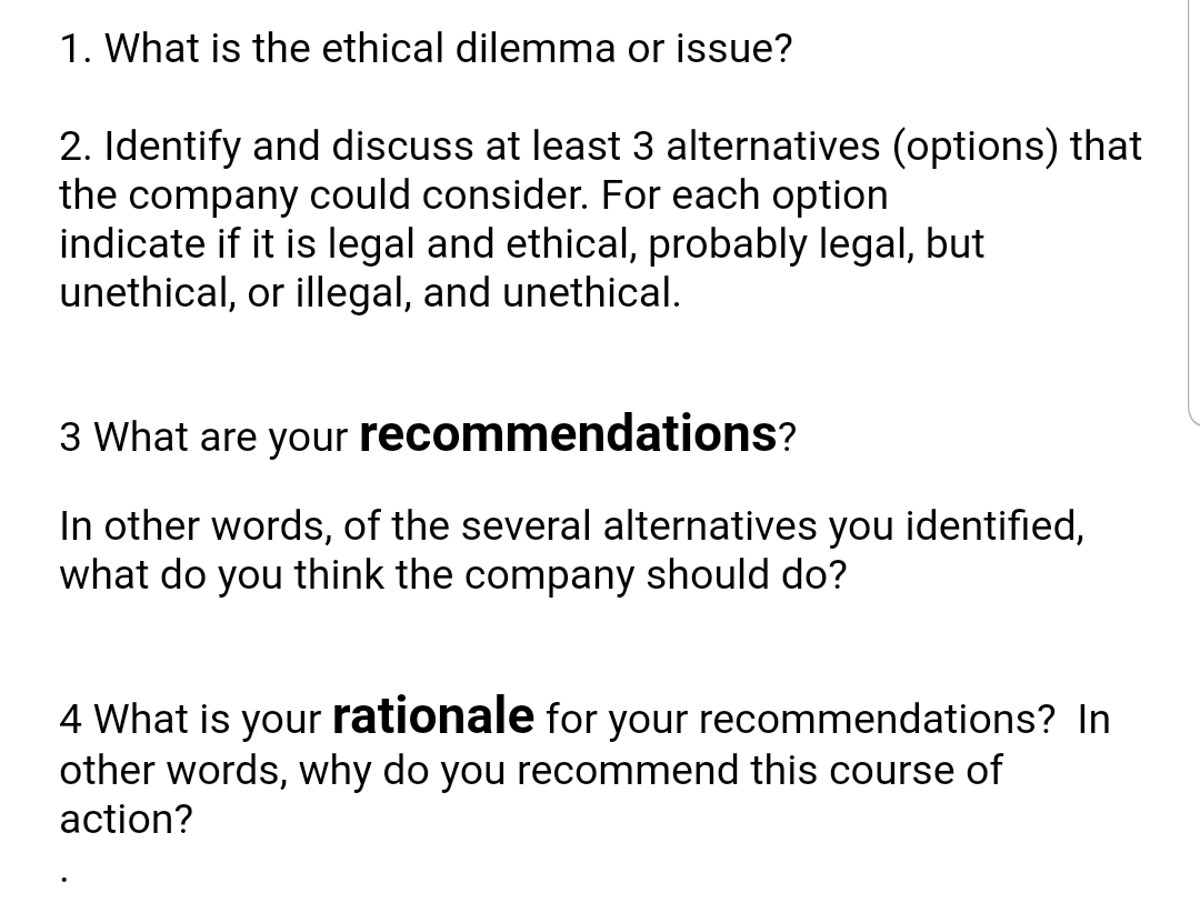 Please answer all parts of the question to