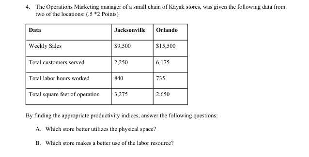 For all the following questions, - show your