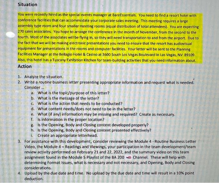 Please supply a letter according to directions.