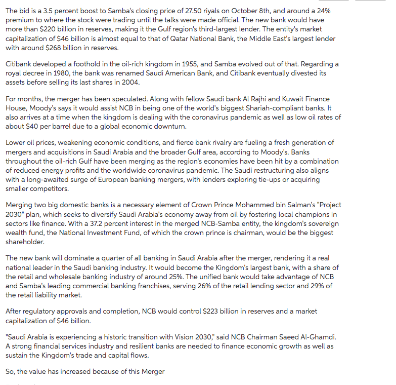 Look at the company, would a vertical merger be a