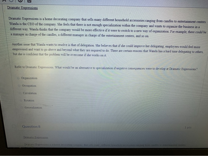 Dramatic Expressions Dramatic Expressions is a