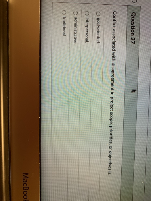 Question 11 4 pts The Analytic Hierarchy Process