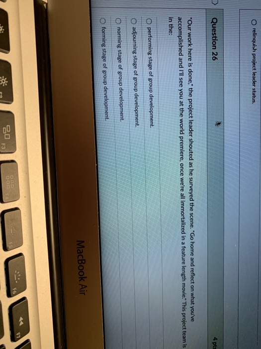 Question 11 4 pts The Analytic Hierarchy Process