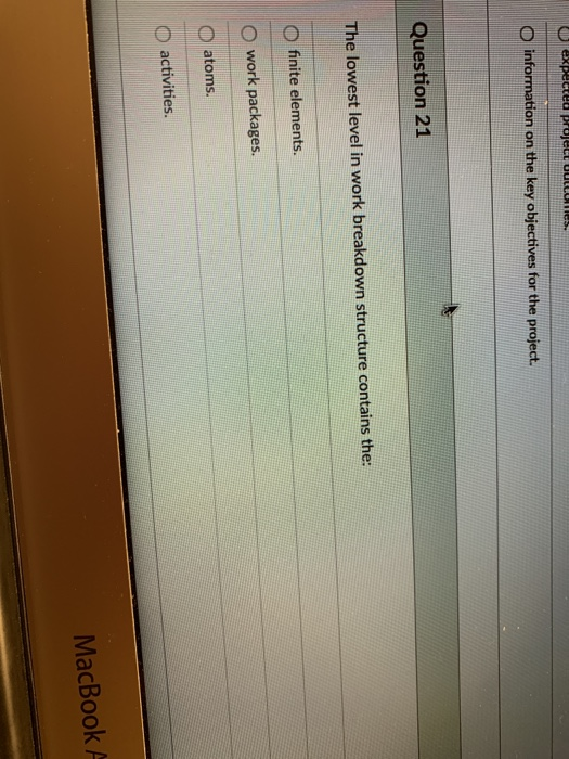 Question 11 4 pts The Analytic Hierarchy Process