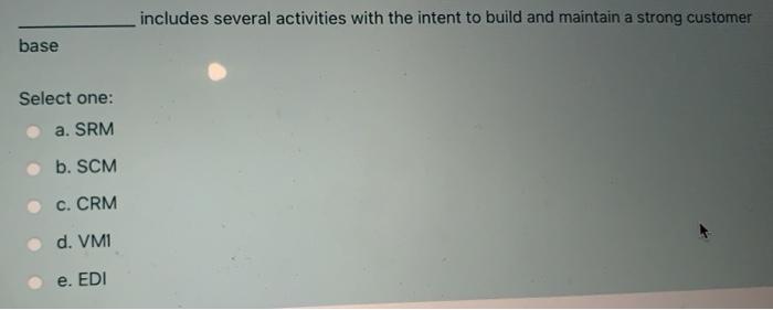 Linearity in a JIT environment means: Select one: