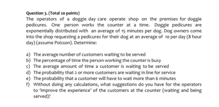 please help with D, E and F Question 3- (Total 20