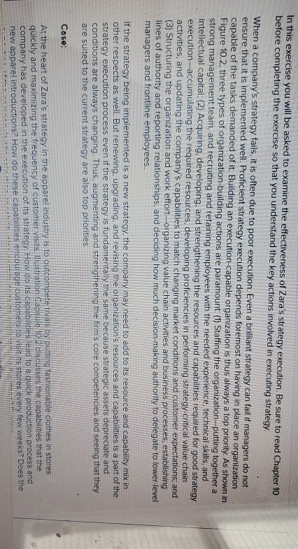 In this exercise you will be asked to examine the