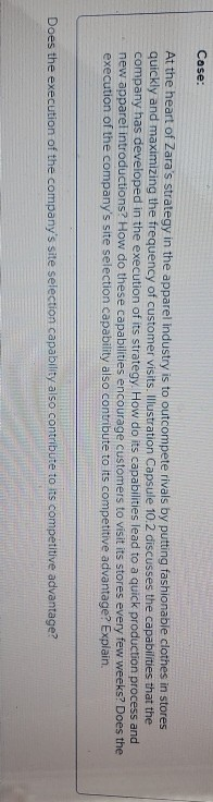 In this exercise you will be asked to examine the