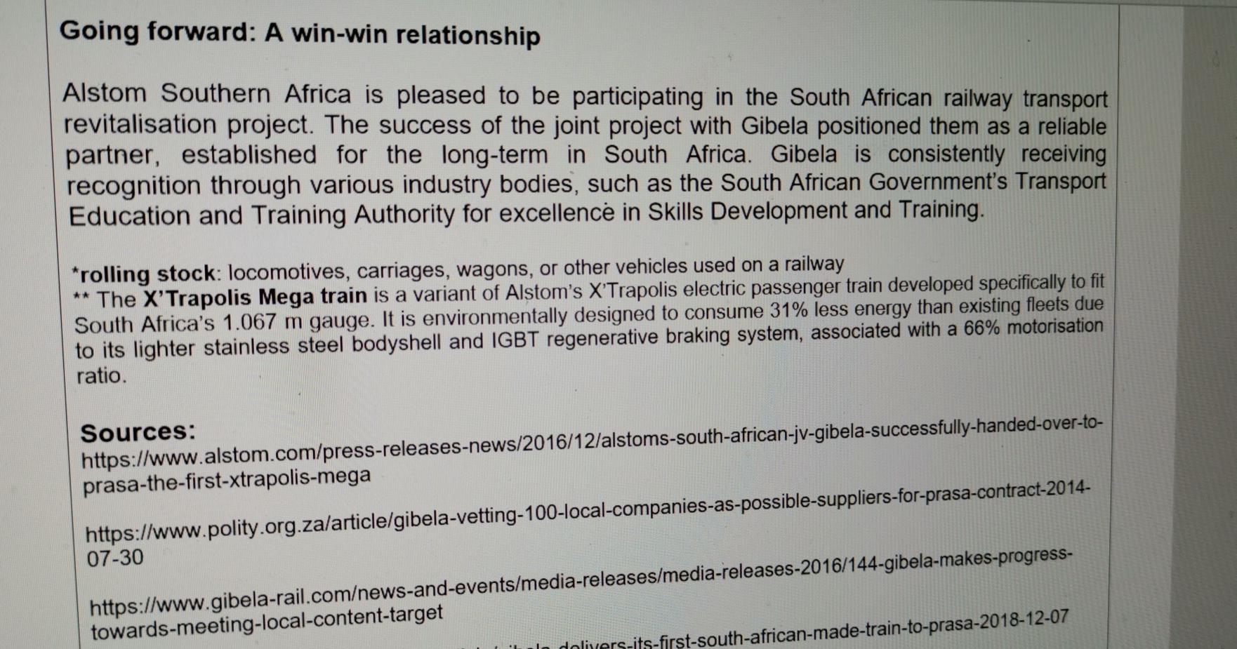 ADDENDUM E: CASE STUDY FOR ASSIGMENTS (SEMESTERS