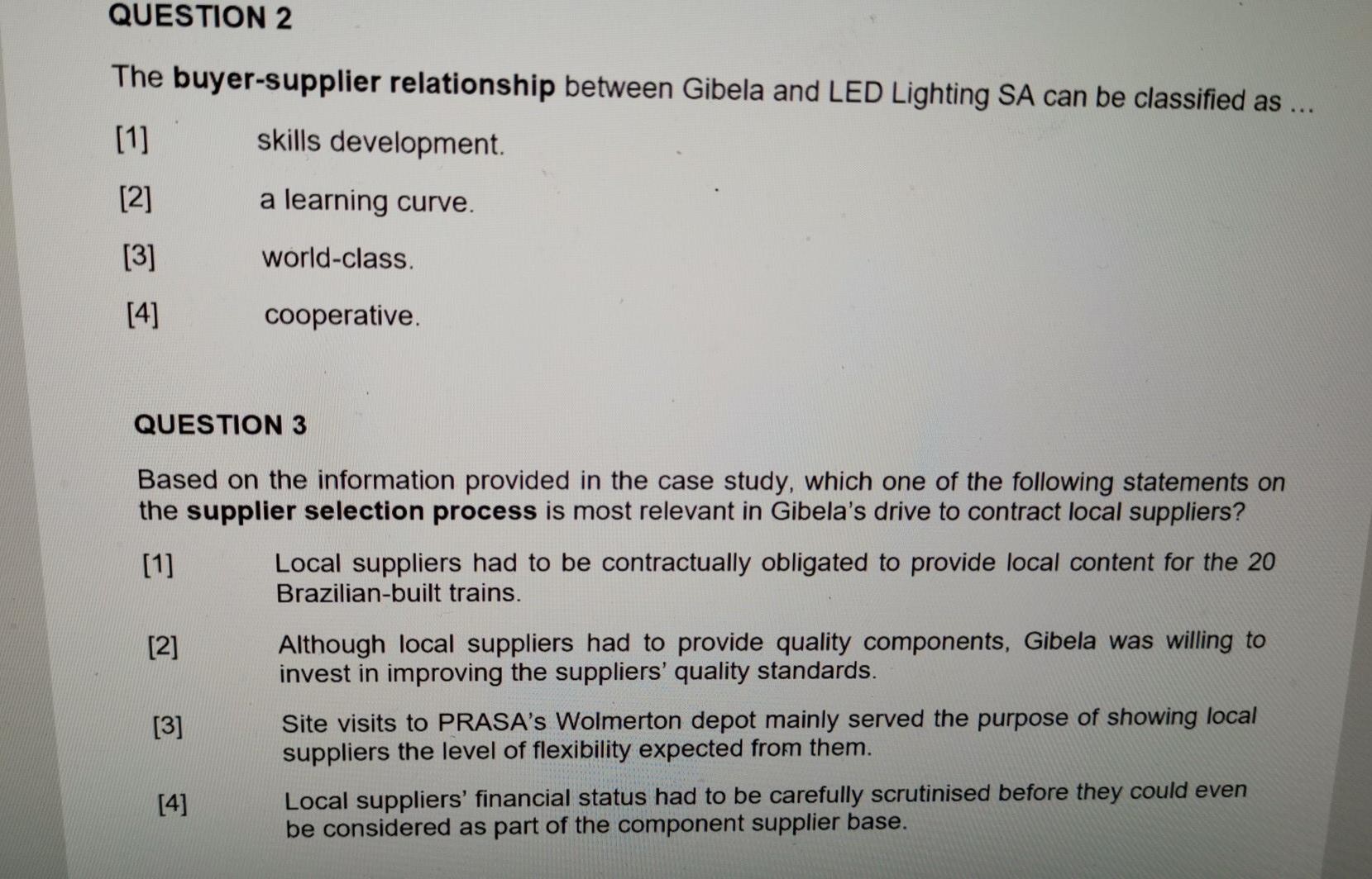 ADDENDUM E: CASE STUDY FOR ASSIGMENTS (SEMESTERS